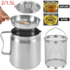 Stainless Steel Oil Strainer Pot