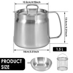 Stainless Steel Oil Strainer Pot